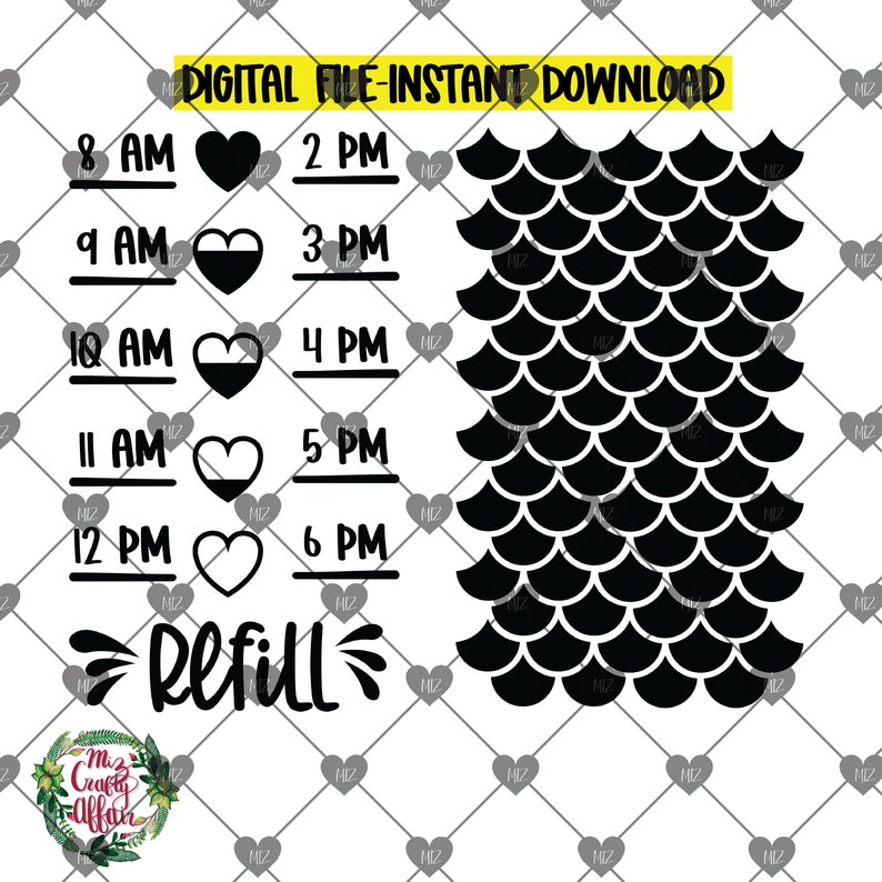 Free Free 56 Mermaid Water Bottle Svg Free SVG PNG EPS DXF File
