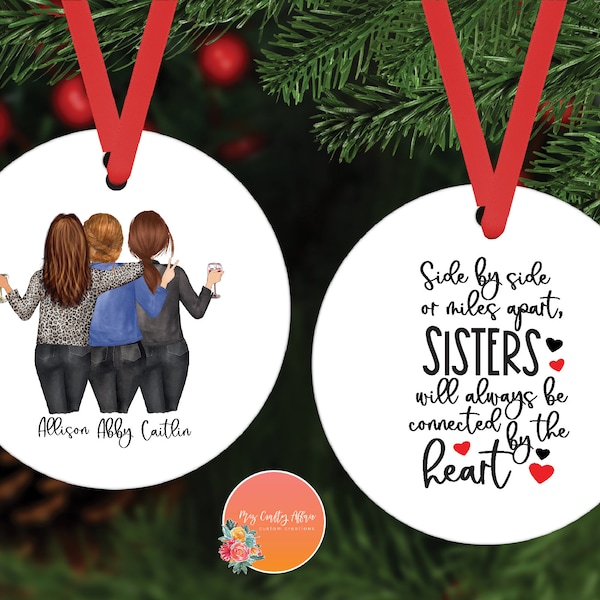 Best Friend Ornament | Personalized Gifts | Custom Ornament  | Best Friend Gifts | Christmas Ornaments | Christmas Gifts |