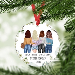 Best Friend Ornament | Personalized Gifts | Custom Ornament | Best Friend Gifts | Christmas Ornaments | Christmas Gifts |