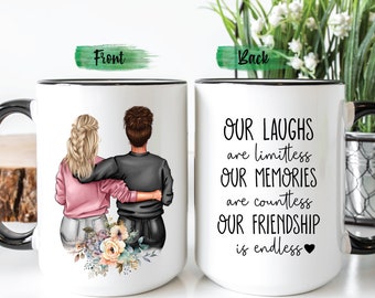 Best Friends Mug | Personalized Gifts for Best Friends | Best Friend Gifts | Custom Coffee Mug | Personalized Best Friend Mug | Handmade Mug