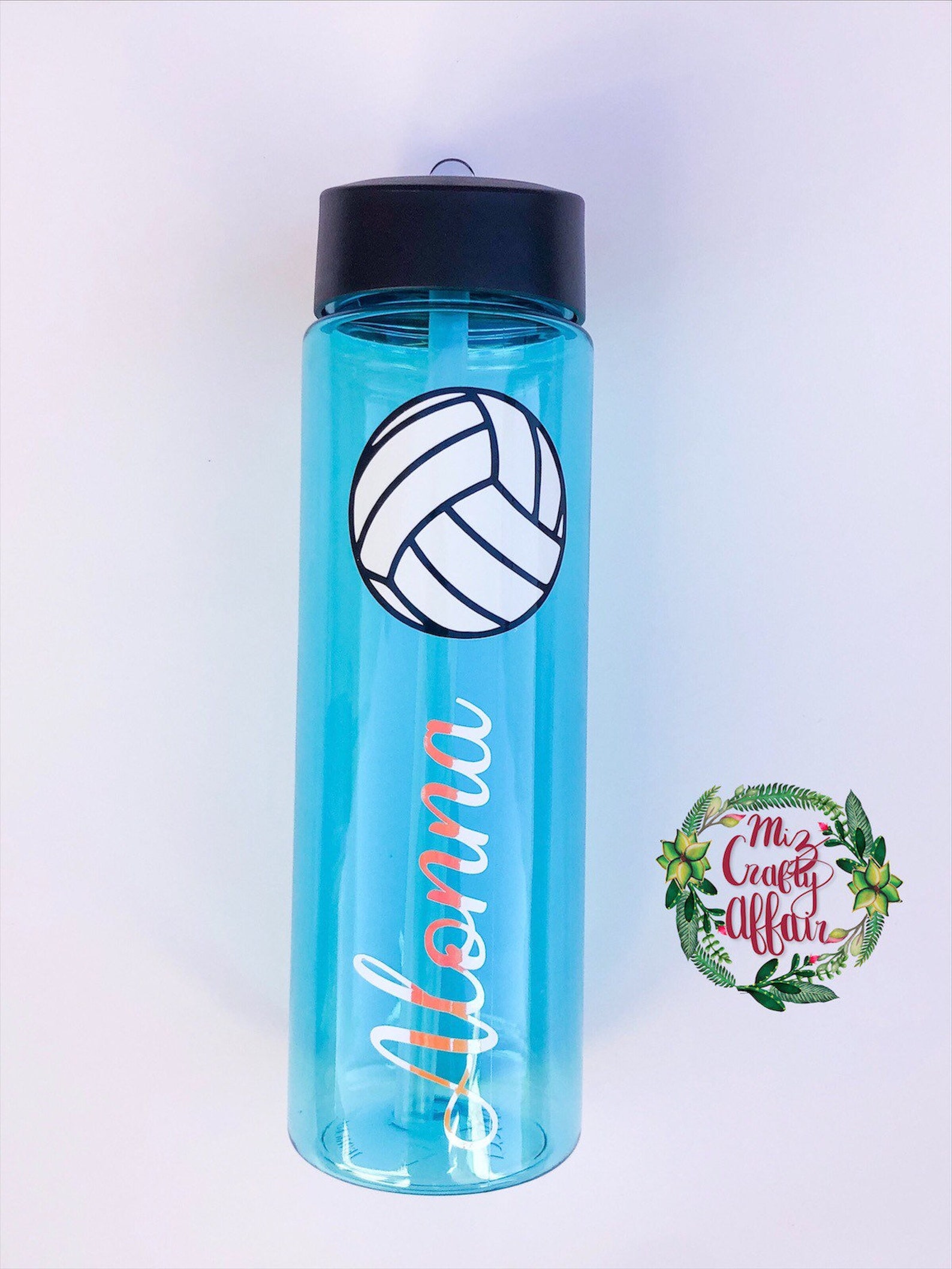 Volleyball Water Bottle Volleyball Gifts Volleyball Team Etsy