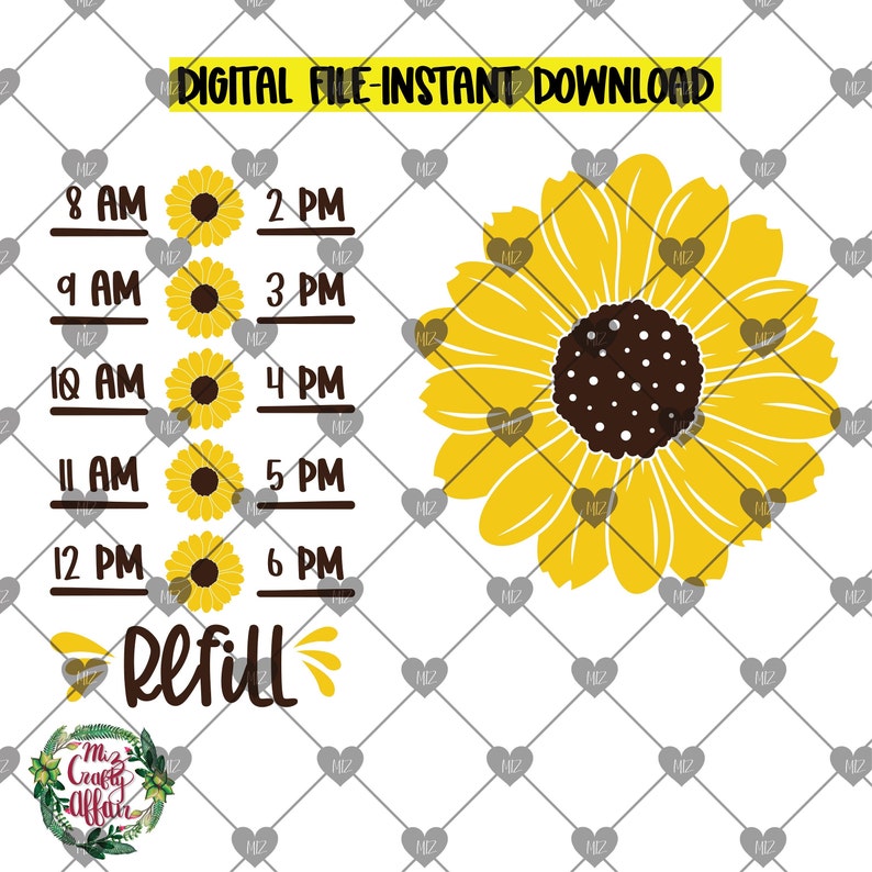 Download Sunflower Water Bottle Svg Sunflower SVG File Sunflower | Etsy Sunflower Water Bottle Svg Sunflower SVG File Sunflower | Etsy