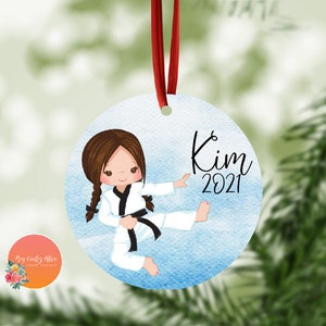 Karate Boy | Karate Ornament | Personalized Gifts | Custom Ornament  | Kids Ornaments | Christmas Ornaments | Christmas Gifts | Karate Gift