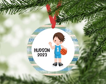 Basketball Gifts | Basketball Ornament | Christmas Ornaments  | Kids Ornaments | Stocking Stuffer | Personalized Christmas Ornaments