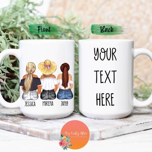 Best Friends Mug | Personalized Gifts for Best Friends | Best Friend Gifts | Custom Coffee Mug | Personalized Best Friend Mug | Handmade Mug