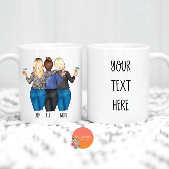 Best Friends Mug Personalized Gifts for Best Friends Best Friend Gifts  Custom Coffee Mug Personalized Best Friend Mug Handmade Mug 