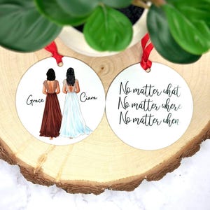 Personalized Bride Ornament: Bridesmaid & Mother Gift