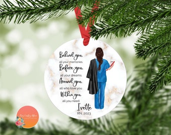 Nurse Ornament  | Personalized Ornament |  Custom Ornament | Nurse Student Gift | Nurse Gifts | Nurse Graduation Gift | Christmas Ornament