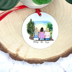 Family Ornament | Best Friend Ornament | Personalized Gifts | Custom Ornament  | Best Friend Gifts | Christmas Ornaments | Christmas Gifts |