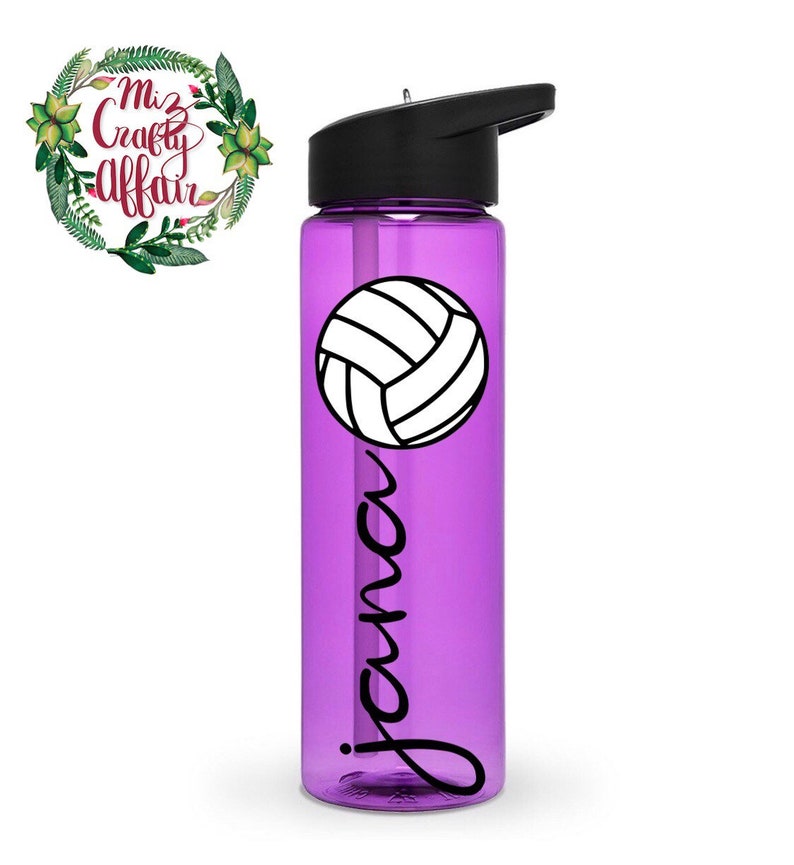 Volleyball Water Bottle Volleyball Gifts Volleyball Team Etsy