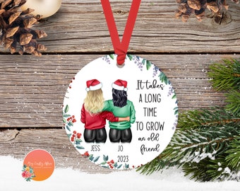 Best Friend Ornament | Personalized Gifts | Custom Ornament  | Best Friend Gifts | Christmas Ornaments | Christmas Gifts