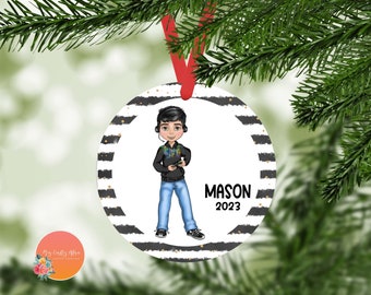 Gamer Gifts | Gymnast Ornament | Christmas Ornaments  | Custom Kid Ornament | Christmas Gifts For Kids | Christmas Stocking