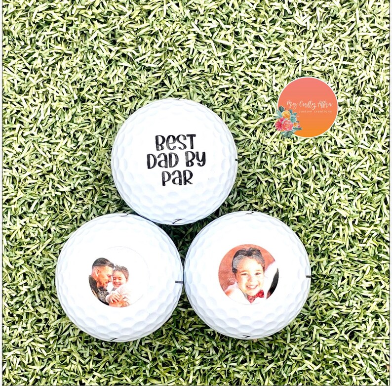 Custom Golf Balls Personalized Gift for Dad Gift for Dad Etsy