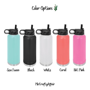 Gymnastics Water Bottle Gymnastic Water Bottle Kids Water Bottle Water Bottle Gymnastic Gifts Gymnast Water Bottle Team Gifts image 6