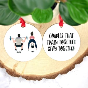 Adornos navideños / Adornos para amigos / Regalos para mejores amigos / Adornos personalizados / Adornos personalizados / Regalos para hacer ejercicio / Regalos para estar en forma