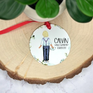 Flower Boy | Page Boy Ornament | Christmas Ornaments | Page Boy | Christmas Stocking | Ring Bearer Gifts | Wedding Gifts | Wedding Favors