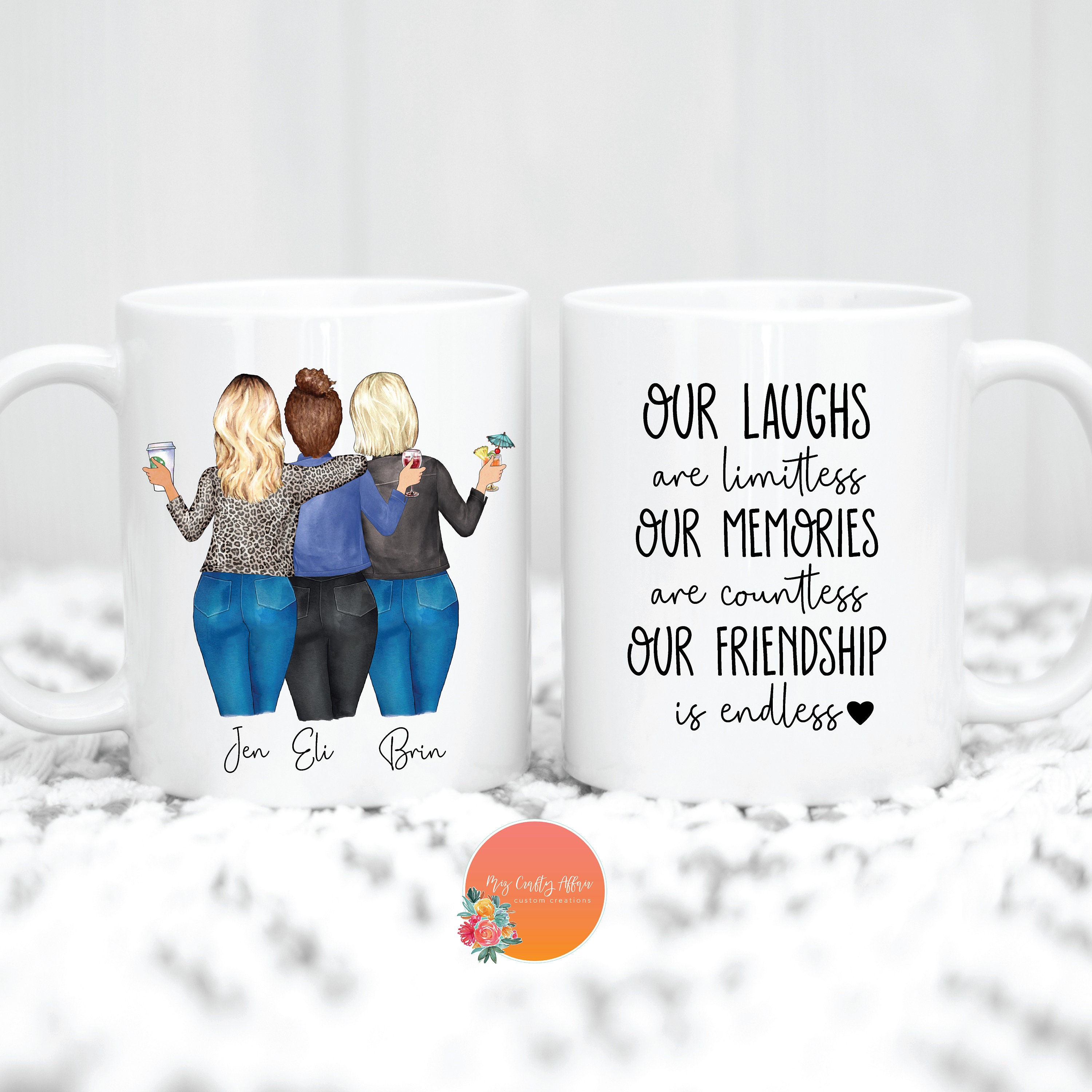 Best Friends Mug Personalized Gifts for Best Friends Best Etsy