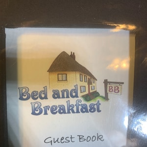 Bed and Breakfast Gastenboek NIEUW!!
