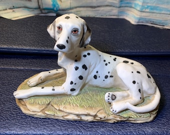 ヴィンテージ磁器/陶器製ダルメシアン犬の置物 コレクターズアイテム