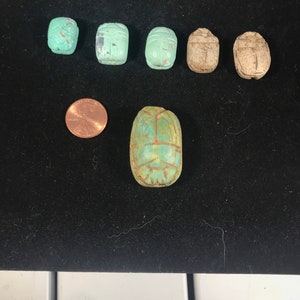 Egyptian Scarab Beads