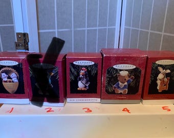 Vintage Hallmark Keepsake Christmas Ornaments: 1990s-2005, Original Box