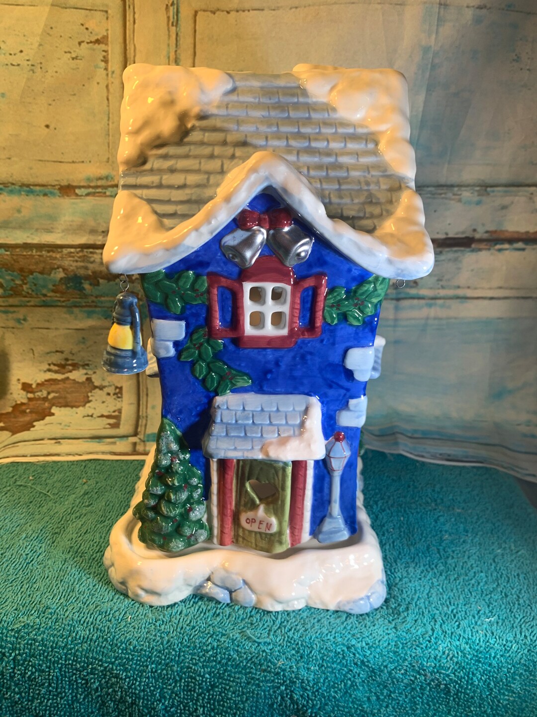 Christmas/winter Tea Light Houses NEW in Original Boxes Your Choice One or Two Story Etsy