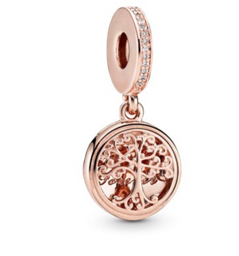 Forever Rose Gold Dangle Charm 