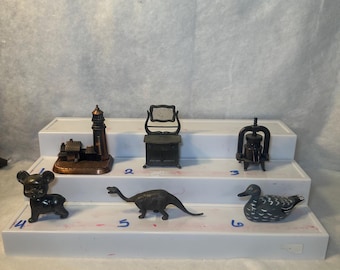 Miniature Die Cast Pencil Sharpeners - Home/LivIng, Lighthouse, Bear, Duck, Dinosaur, and more