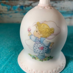Collectable Porcelain Enesco Precious Moments Vintage Bell In Excellent Condition!