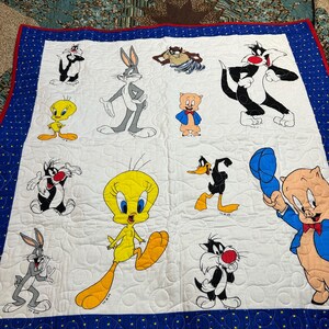 ヴィンテージ トゥイーティー ブランケット Tweety Bird Blanket Vintage Quilt - Etsy