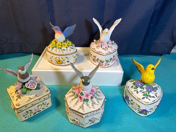 Holsted House Bird Music Trinket Box - Wings of Love - Your Choice