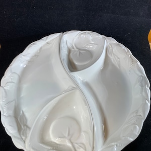 Vintage Belmar of California Made in USA Snack Set or Chip and Dip Bowl