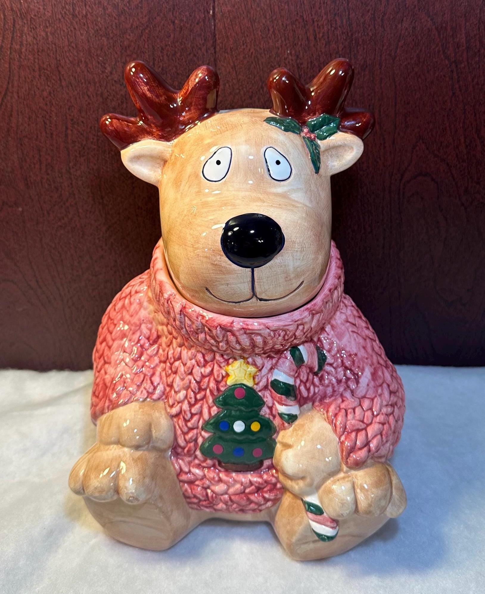Reindeer Cookie Jars - Etsy