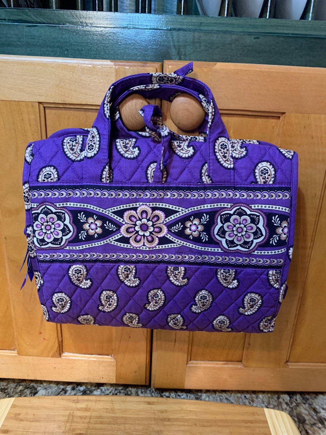 Vera Bradley Hanging Organizer Toiletry Travel Bag NEW Old Etsy