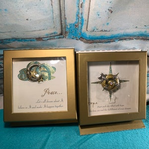 NEW Hope and Peace Pin / Brooches in Original Gift Boxes Your Choice! Celestial pins