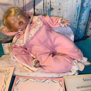 Baby Book Treasures Lifelike Doll NEW in Original Box! “Elizabeth’s Homecoming” 1989 - First time out of her box since 1989!