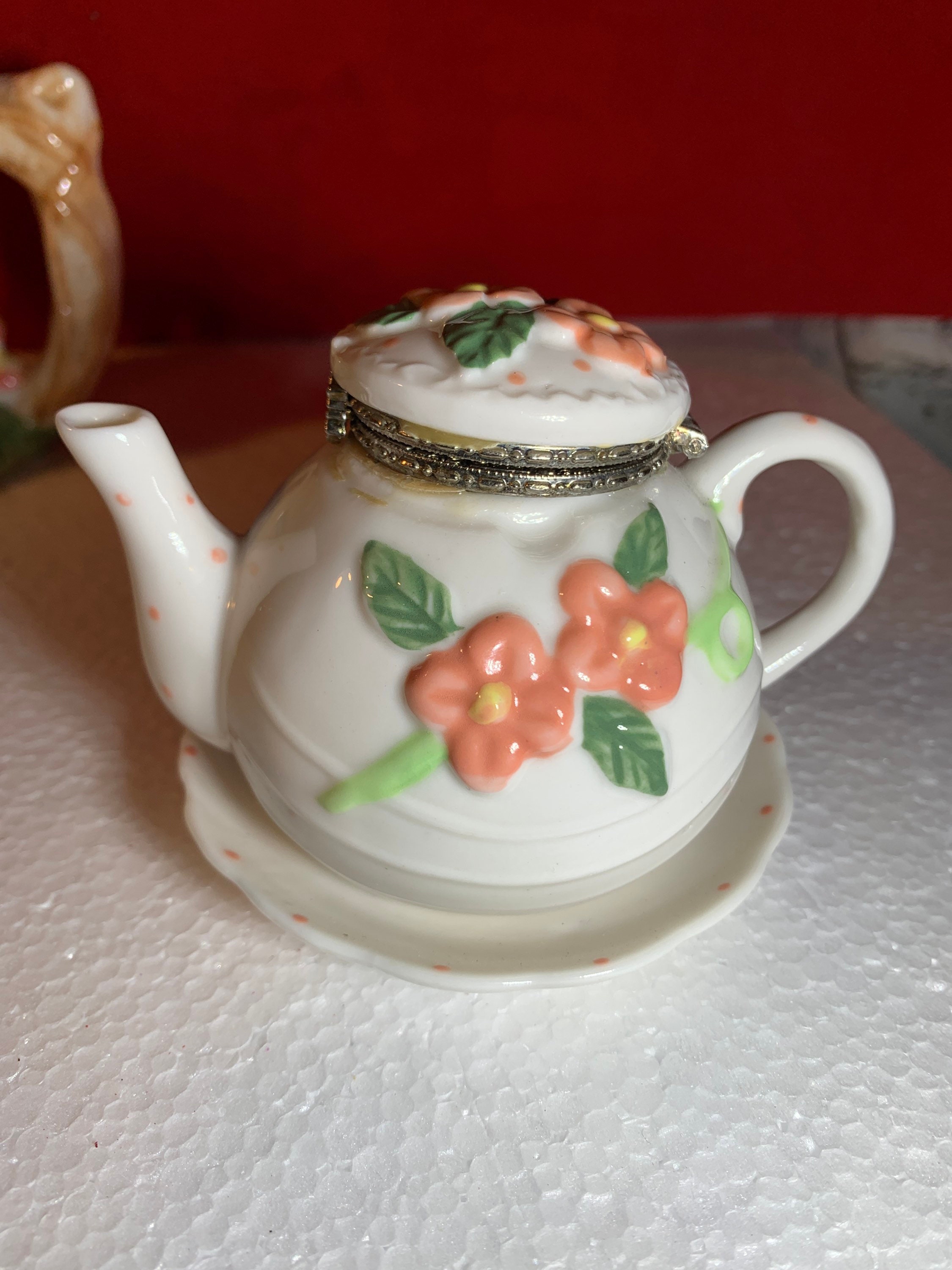 茶器 骨董品 ミニティーポット 骨董品 Miniature Ceramic Teapots Collectibles Vintage Unique