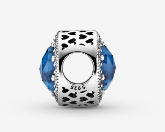 Pandora Sparkling Dark Blue Charm NEW 