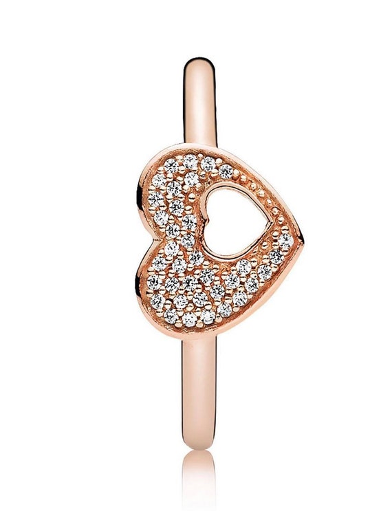 Pandora Shimmering Puzzle Heart Ring 