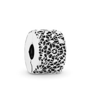 Pandora Layers of Lace Clip Charm NEW Retired Authentic Charm 791758