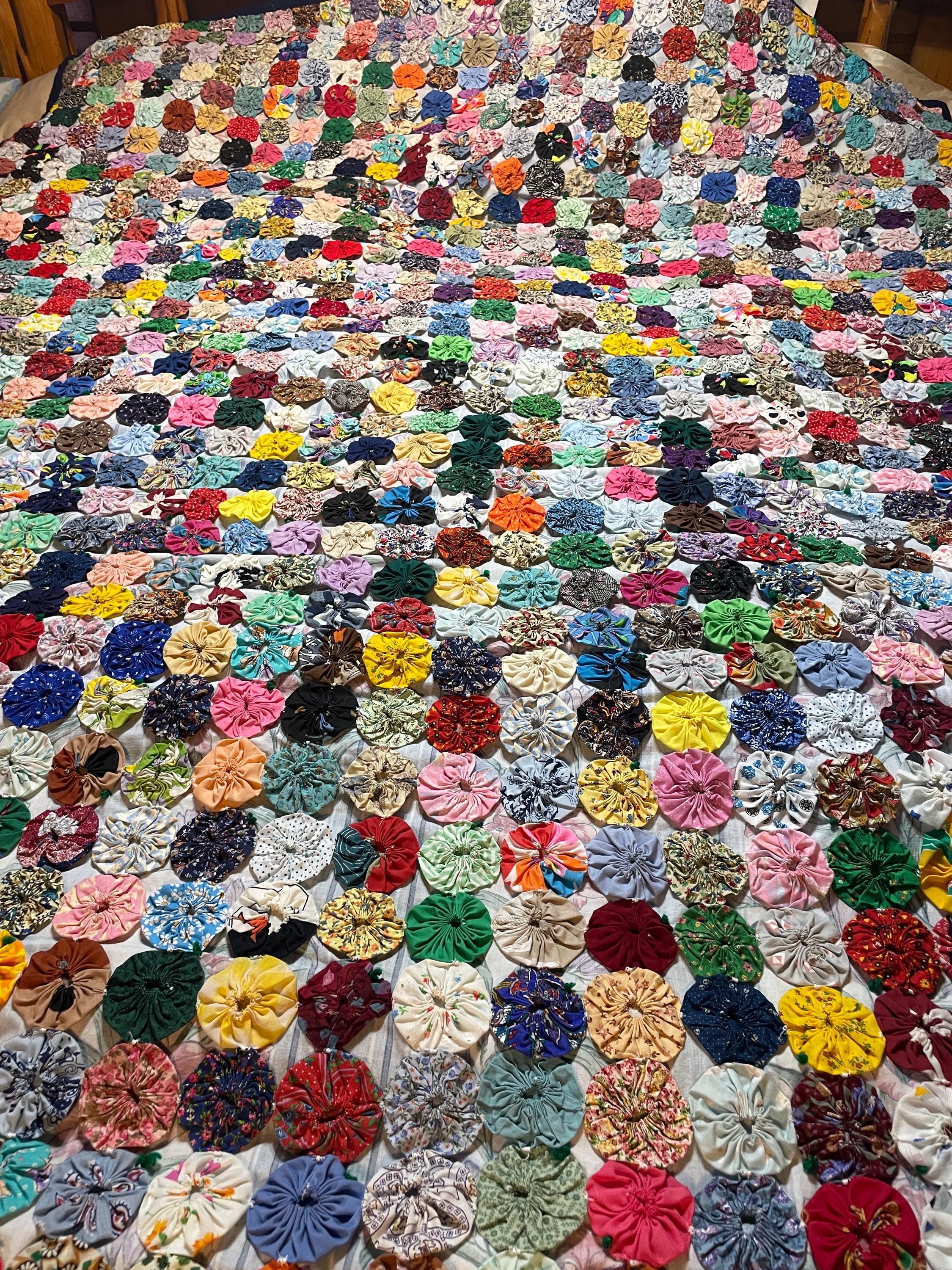 Yoyo quilt - Etsy 日本