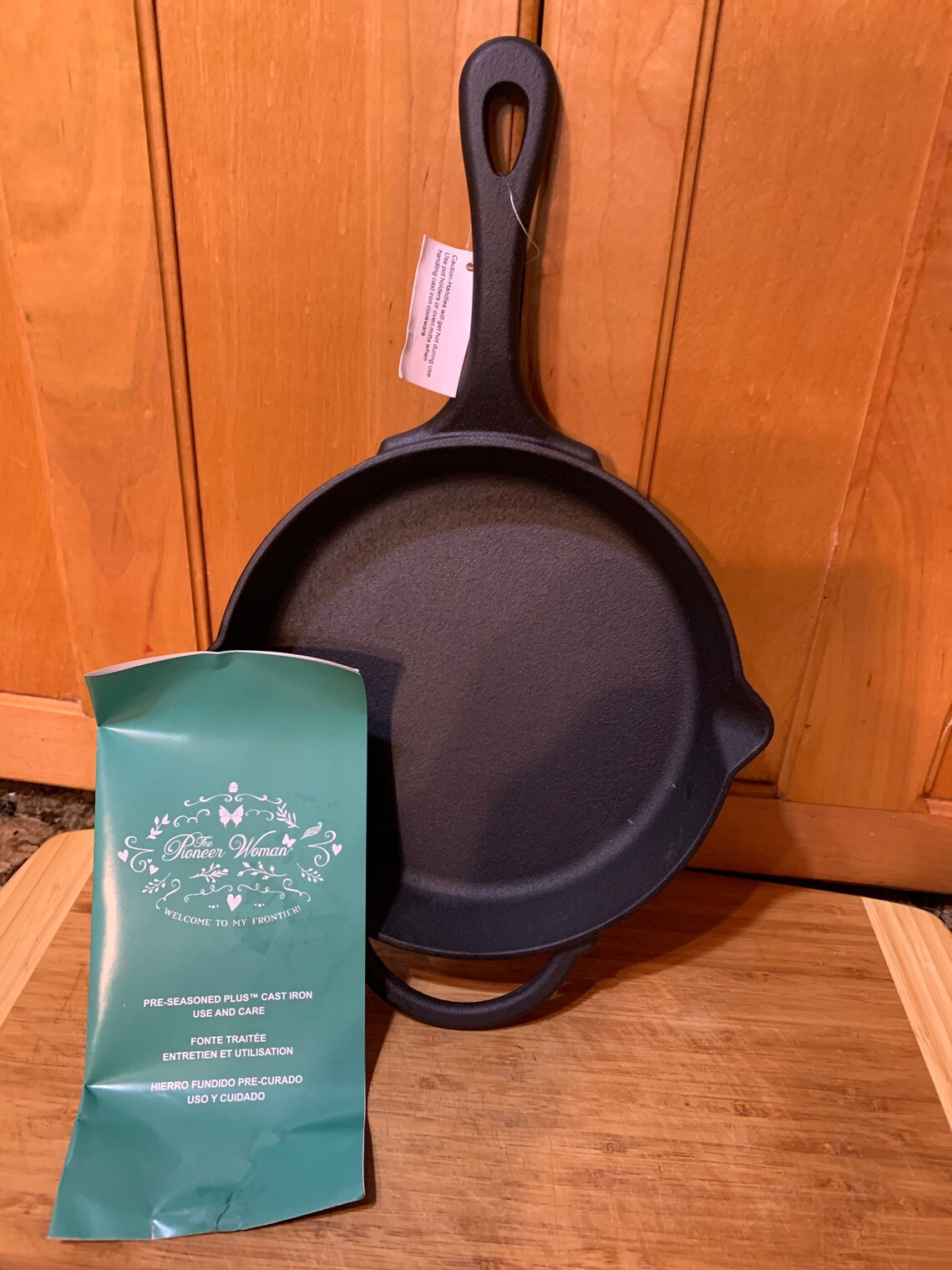 Cast Iron Pioneer Woman Skillet 9 Preseasoned NEW Etsy