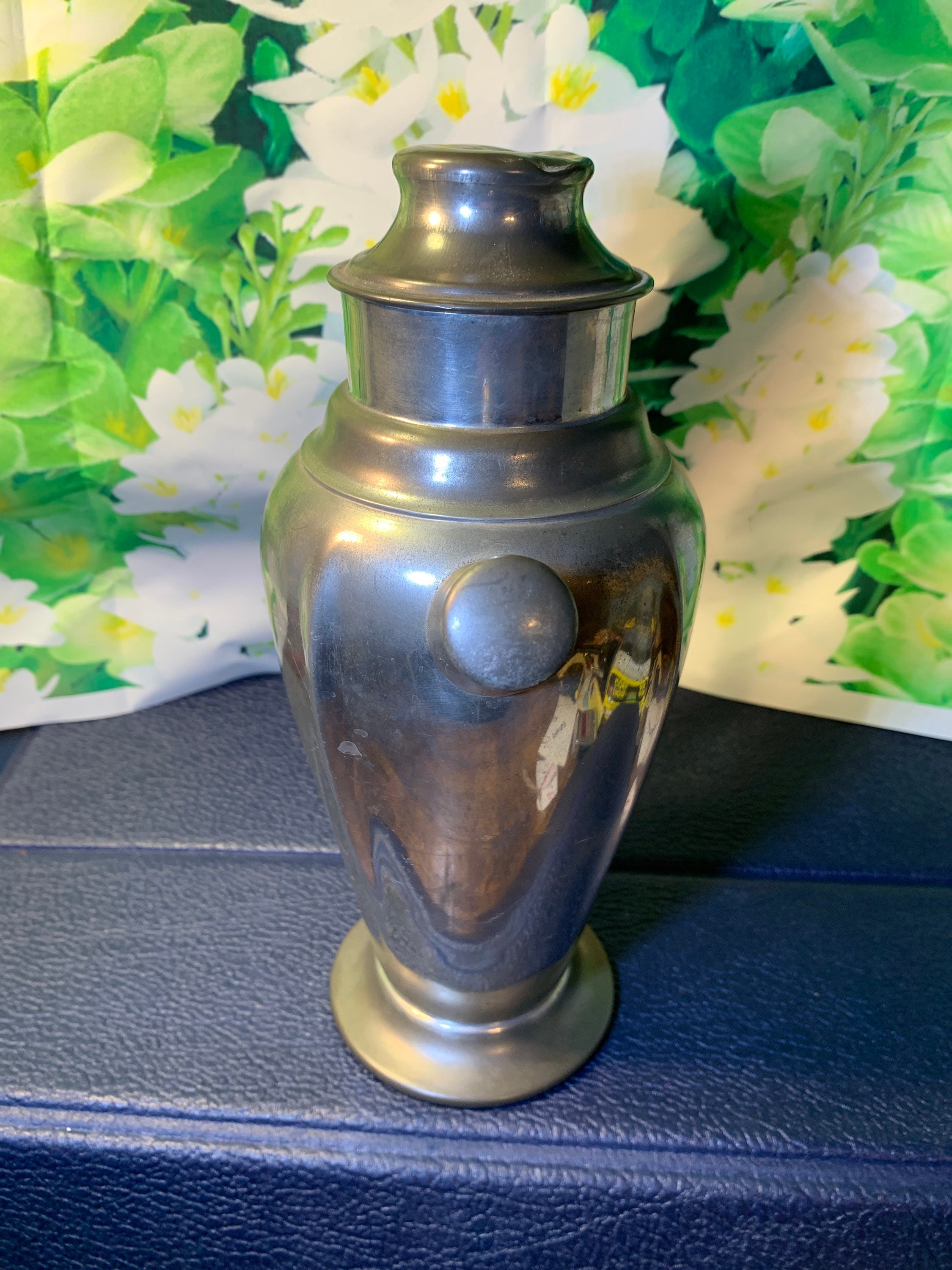 Pewter Serving Pitcher Vintage Lidded Silver Pewter Pitcher Etsy