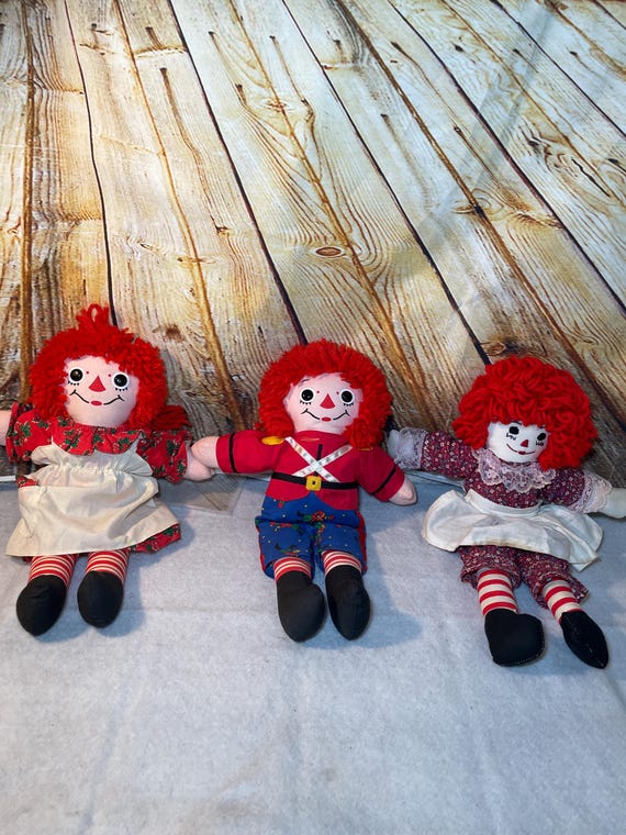 Raggedy Ann and Andy Dolls Your Choice of Vintage Dolls