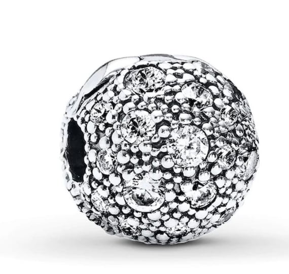 Pandora Cosmic Stars Clear Clip Charm NEW Retired Authentic Charm 791286CZ