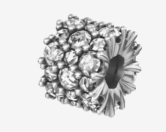 アクセサリー Naoki Pandora Clear Sparkle CZ Charm NEW Retired Authentic Charm