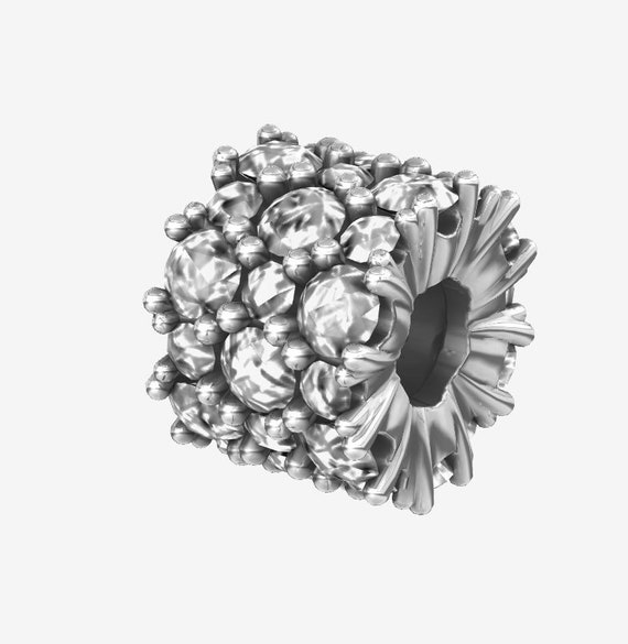 Pandora Clear Sparkle CZ Charm NEW Retired Authentic Charm
