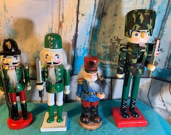 Holiday Nutcrackers Christmas Nutcrackers Your Choice!! Vintage Nutcrackers Holiday Decoration