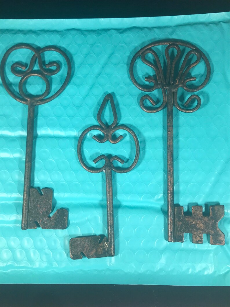 Skeleton Keys Wall Decor Choose Your Set Etsy