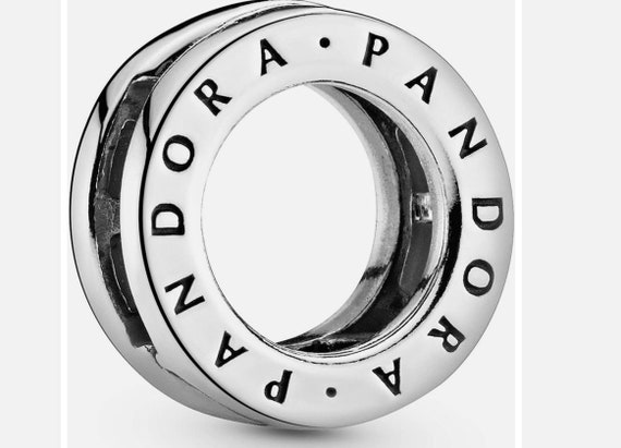 Pandora Logo Rose Gold Clip Charm NEW Retired Aut… - image 4
